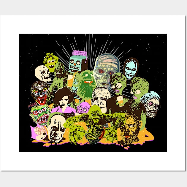 MONSTER MASH Wall Art by Showdeer